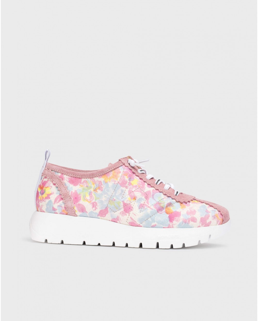 Wonders A-2410 Trend Floral blush/rosa | Zapatillas Mujer Cómodas Talla 39