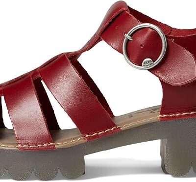 Fly London Emme red – Cangrejera de dona de pell