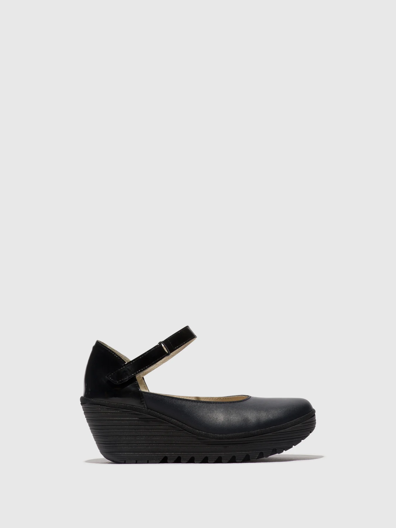 Fly London Yawo, Yawo345Fly Navy/Black – Sabata Mary Jane de dona