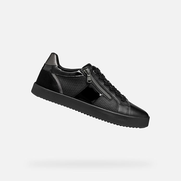 Geox Blomiee GBK Stamp Scam Black – Sabatilla esportiva casual de dona