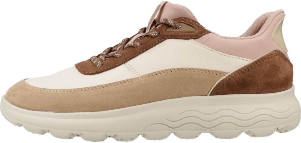Geox Fast In D Spherica Plus Papyrus Mud – Esportiva casual de dona